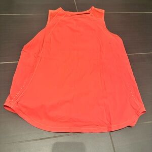 Lululemon sculpt tank top size 8 red